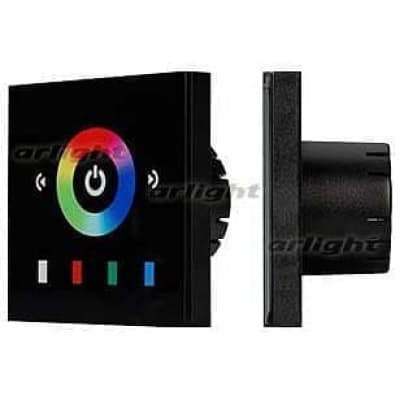 Сенсорный диммер Arlight Sens LN-08E2 Black (RGB,12-24V,144-288W) 019330
