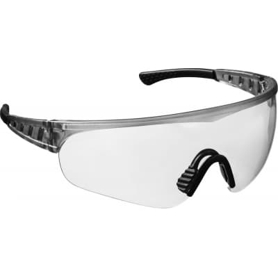 STAYER HERCULES Прозрачные, очки защитные открытого типа, мягкие двухкомпонентные дужки. 2-110431_z01