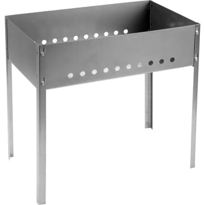 Мангал GRINDA сборный 500 x 300 x 500 мм, сталь 0.8мм, BARBECUE 427782