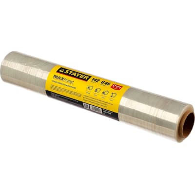 Стрейч пленка упаковочная STAYER 0.45 х 142 м, 17 мкм MAXProtect 12610-450