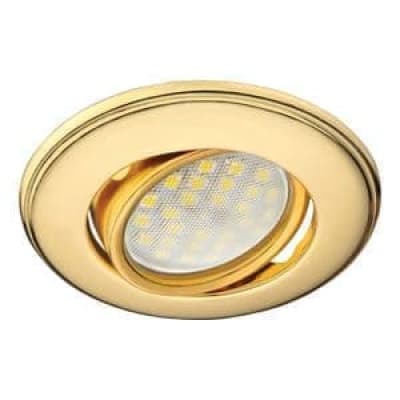 Встраиваемый светильник Ecola MR16 DH03 GU5.3 золото FG1601EFS