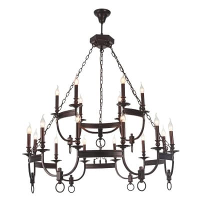 Подвесная люстра Crystal Lux SUERTE BROWN SP12+6