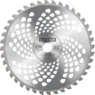 Нож для триммера TBH-40 255 мм 40T STEHER 75140