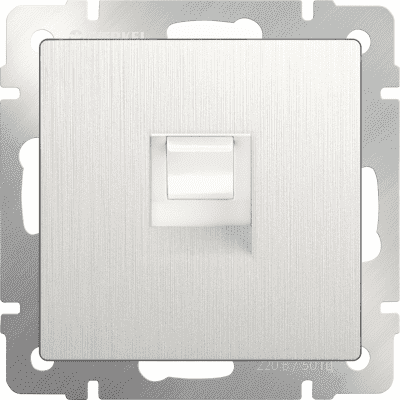 Розетка компьютерная Ethernet RJ-45 Werkel WL13-RJ-45 перламутровый рифленый W1181013