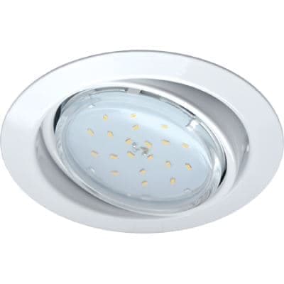 Встраиваемый светильник Ecola GX53 FT9073 белый FW5390ECB