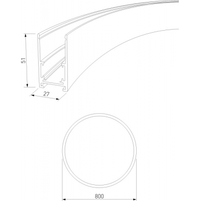 Шинопровод Elektrostandard Slim Magnetic 85160/00