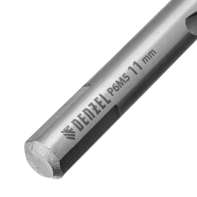 Сверло спиральное по металлу 11 x 142 мм, Р6М5, Golden Tip  Denzel 718243