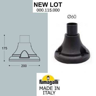 Ландшафтный фонарь FUMAGALLI NEW LOT/GLOBE 400 modern G41.115.000.LYE27