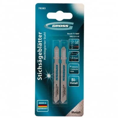 Полотна для электролобзика  Profi, 2 шт, ( 3111F-T118AF ) Gross 78283