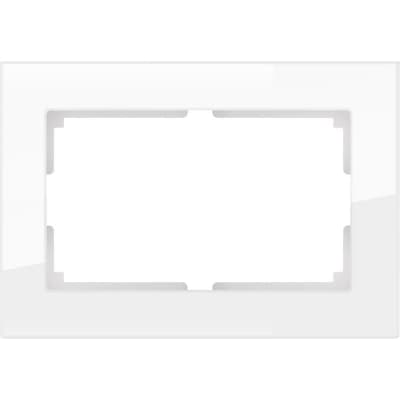 Рамка для двойной розетки Werkel Favorit WL01-Frame-01-DBL белый 4690389073120