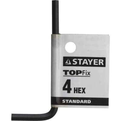Имбусовый ключ STAYER 4 мм 27405-4