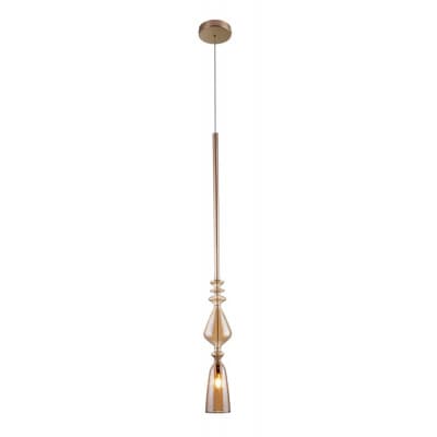 Подвесной светильник Crystal Lux LUX NEW SP1 B AMBER
