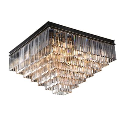 Потолочная люстра Newport 31100 31117/PL black+gold