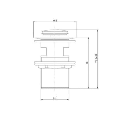 Выпуск для умывальника IDDIS Optima Home, хром (001SB01i88)
