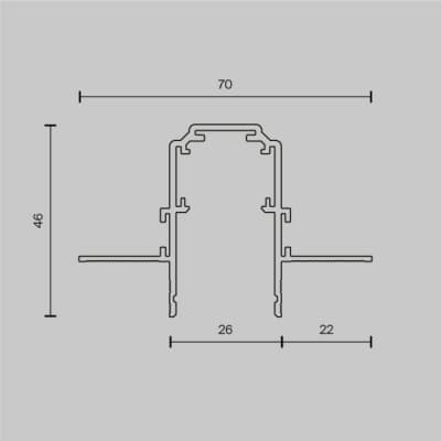 Шинопровод Maytoni Busbar trunkings Exility TRX034-423.12W