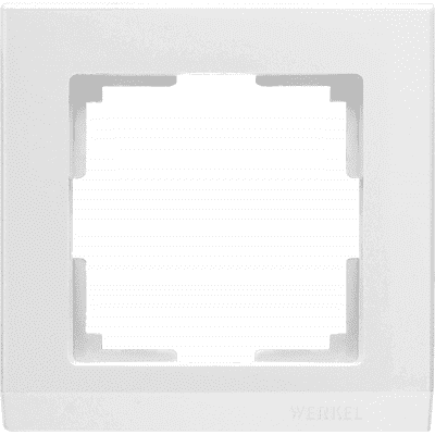 Рамка на 1 пост Werkel Stark WL04-Frame-01-white белый 4690389047107
