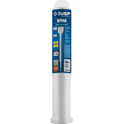 ЗУБР ПРОФЕССИОНАЛ БУРАН SDS-Plus Зубило лопаточное 40 х 250 мм 29363-40-250_z01