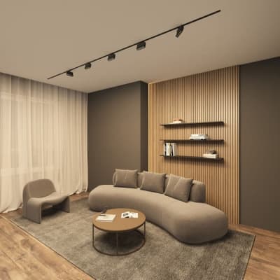 Трековый светильник Denkirs Edder DK6436-BK