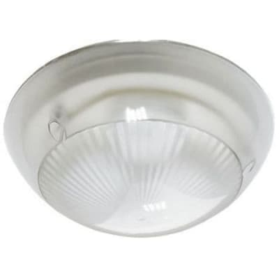 Ecola Light GX53 LED ДПП (DPP) 03-18 светильник "Сириус" Круг накладной IP65 3*GX53 прозрачный белый 280х280х90 TS53T3ECR