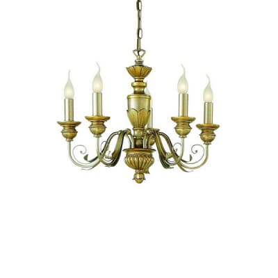 Подвесная люстра Ideal Lux Dora FIRENZE SP5 ORO ANTICO