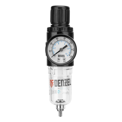 Фильтр-регулятор FR1500, 10 бар, 1500 л/мин, 1/4" Denzel 57459