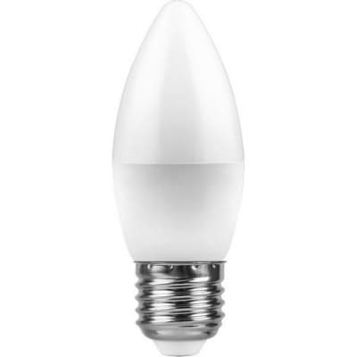 Лампа светодиодная FERON LB-97, C37 (свеча), 7W 230V E27 2700К 25758