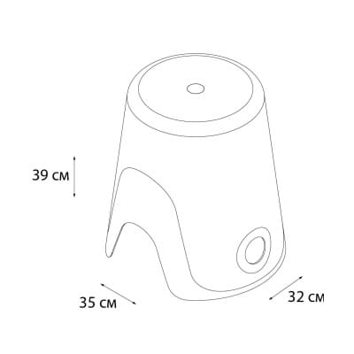 Корзина для белья FIXSEN Wendy 2в1 оранжевая (FX-7073-93)