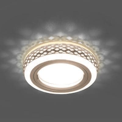 Встраиваемый светильник Gauss Backlight BL083 белый/белый GU5.3 3W Led 3000K