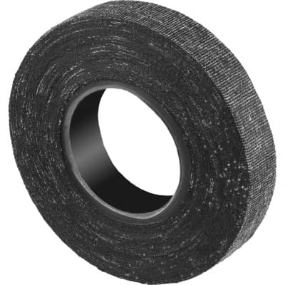 Изолента СИБИН 18 мм, 25 м, цвет черный, х/б 1230-25