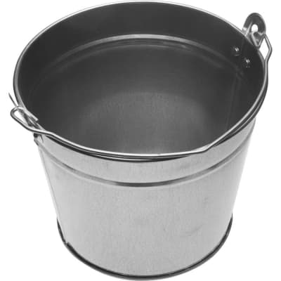Ведро 5 л, сталь оцинкованная, для непищевых продуктов 39300-05