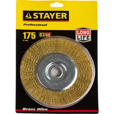 Щетка дисковая для УШМ STAYER Ø 175 мм 35122-175