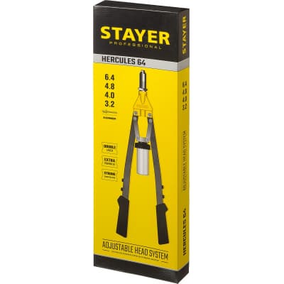 STAYER HERCULES-64 усиленный двуручный заклепочник 3106_z01