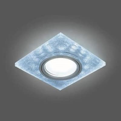 Встраиваемый светильник Gauss Backlight BL065 белый/серебро/хром GU5.3 Led 4100K