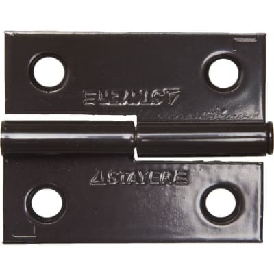 Петля разъемная MASTER STAYER 50 x 43 x 1.8 мм, 1 шт., цвет коричневый, левая 37613-50-3L