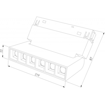 Трековый светильник Elektrostandard Slim Magnetic 85010/01