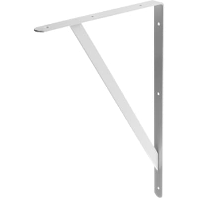 Уголок-кронштейн STAYER 500х330х30х4 мм, белый, усиленный 37424-1