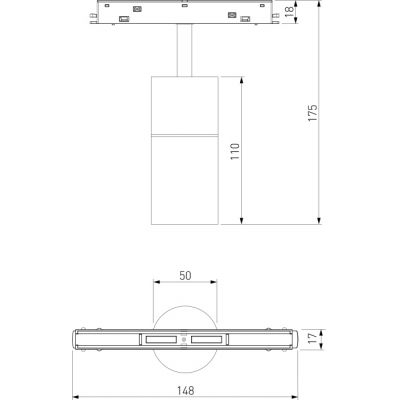 Трековый светильник Elektrostandard Slim Magnetic 85074/01