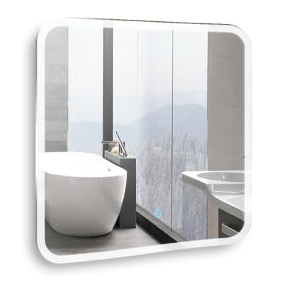 Зеркало MIXLINE Стив 700*680 ШВ сенсорный выключатель (536550)