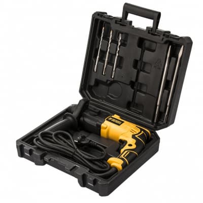 Перфоратор электрический RH-650-18, SDS-plus, 650 Вт, 2.0 Дж, 3 плюс 1 режим Denzel 26603