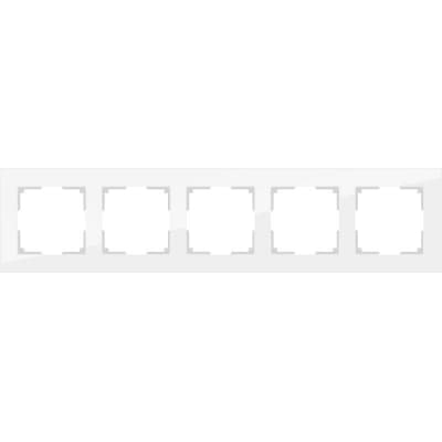 Рамка на 5 постов Werkel Favorit WL01-Frame-05 белый матовый 4690389098673