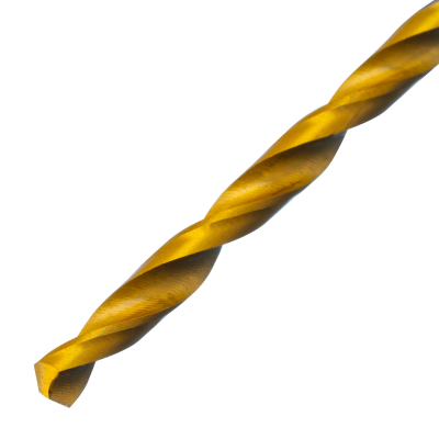 Сверло спиральное по металлу 2,5 х 95 мм Р6М5, Golden Tip, удлиненное, 2шт. Denzel 718246