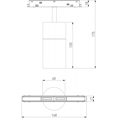 Трековый светильник Elektrostandard Slim Magnetic 85075/01