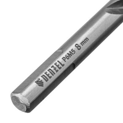 Сверло спиральное по металлу 8 x 117 мм, Р6М5, Golden Tip  Denzel 718239