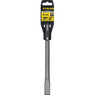 STAYER Gorilla Force SDS-Plus Зубило плоское 20 х 250 мм 29352-20-250_z02