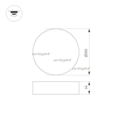 Потолочный светильник Arlight RONDO 034809