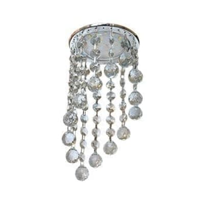 Встраиваемый светильник Ecola GX53 H4 5344 Glass хром/тонированный FP53RVECB