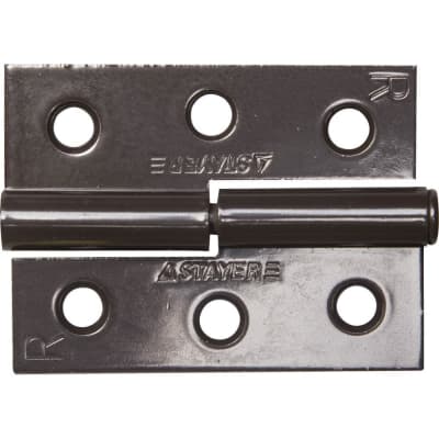 Петля разъемная MASTER STAYER 65 x 48 x 2 мм, 1 шт., цвет коричневый, правая 37613-65-3R