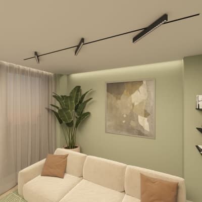 Трековый светильник Denkirs Edder DK6644-BK