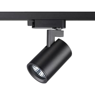 Светильник однофазный трековый IP20 GU10 50W 220V GUSTO 370647 PORT NT19 124 черный