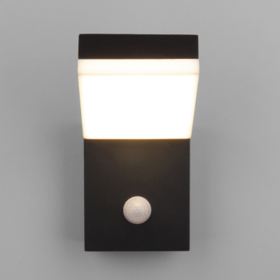 Настенный светильник уличный Elektrostandard Sensor 1541 TECHNO LED черный
